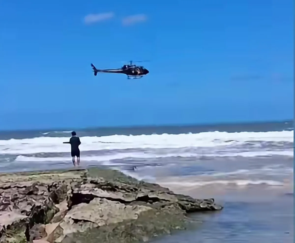Corpo de jovem levado pela correnteza é achado em praia do Litoral Sul