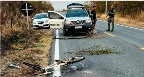 Irmão de vice-prefeito morre atropelado ao pedalar na BR-405 no Oeste