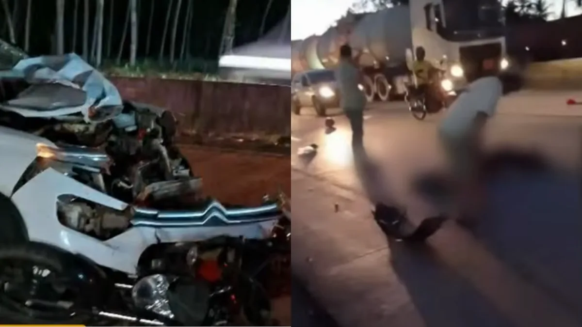 Jovem de 19 anos morre em batida entre moto e carro na Reta Tabajara