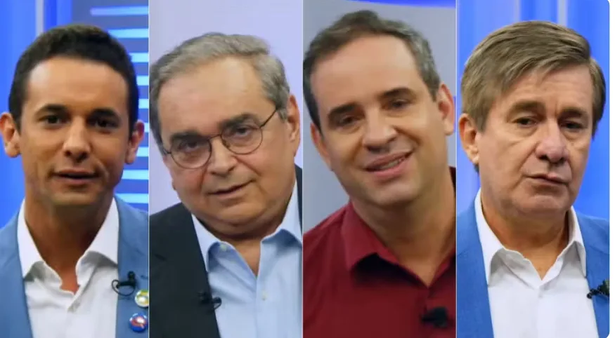 Quatro candidatos ao Governo do RN se enfrentam em debate decisivo na Inter TV