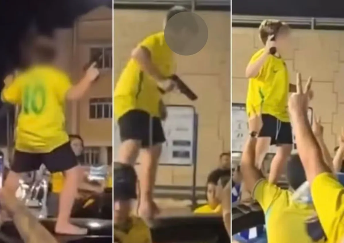 Polícia identifica adultos após vídeo de criança com simulacro em festa em Parnamirim