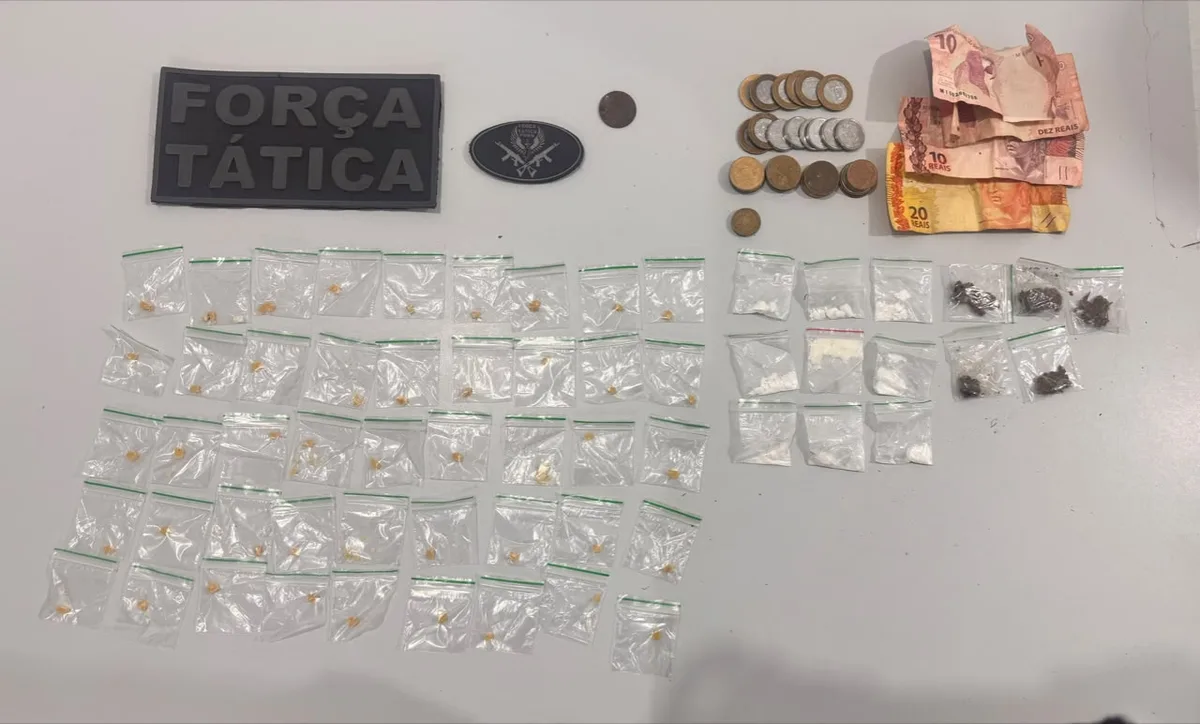 Ação na Mangabeira termina com dupla detida e droga apreendida em Macaíba
