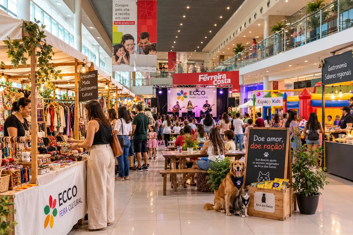 Capim Macio recebe fim de semana com feira, música e ação solidária