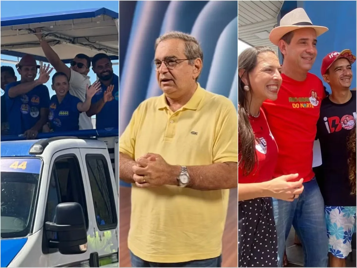 Candidatos ao governo do RN dividem agenda entre Natal e Mossoró na reta final