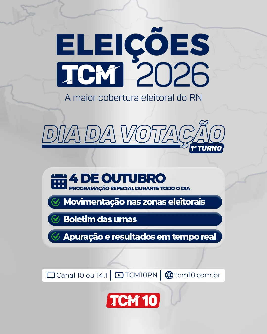 Mossoró terá cobertura de 12 horas nas Eleições 2026 neste domingo