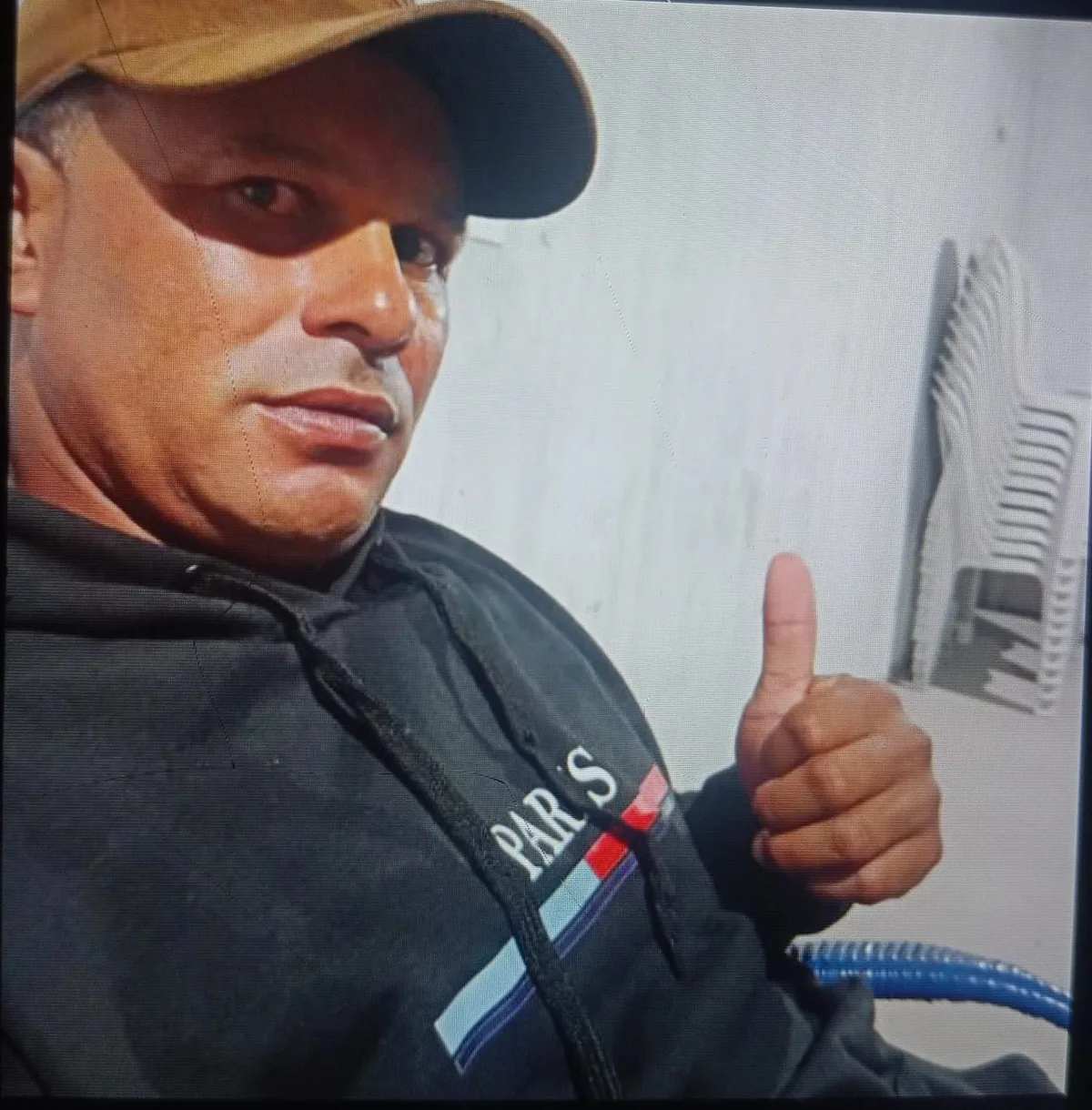 Viatura da Polícia Militar em estrada da zona rural do Agreste potiguar