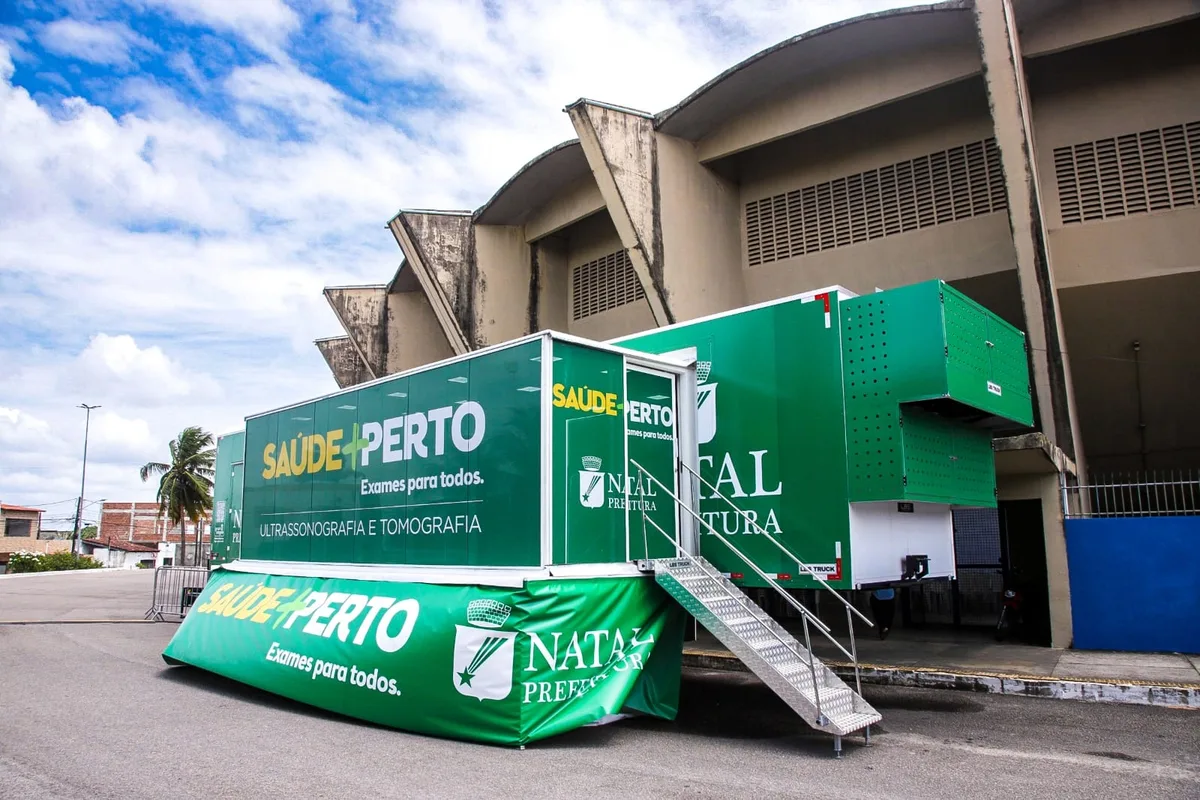 Carreta de exames faz 385 atendimentos em 1 semana e alivia fila em Natal