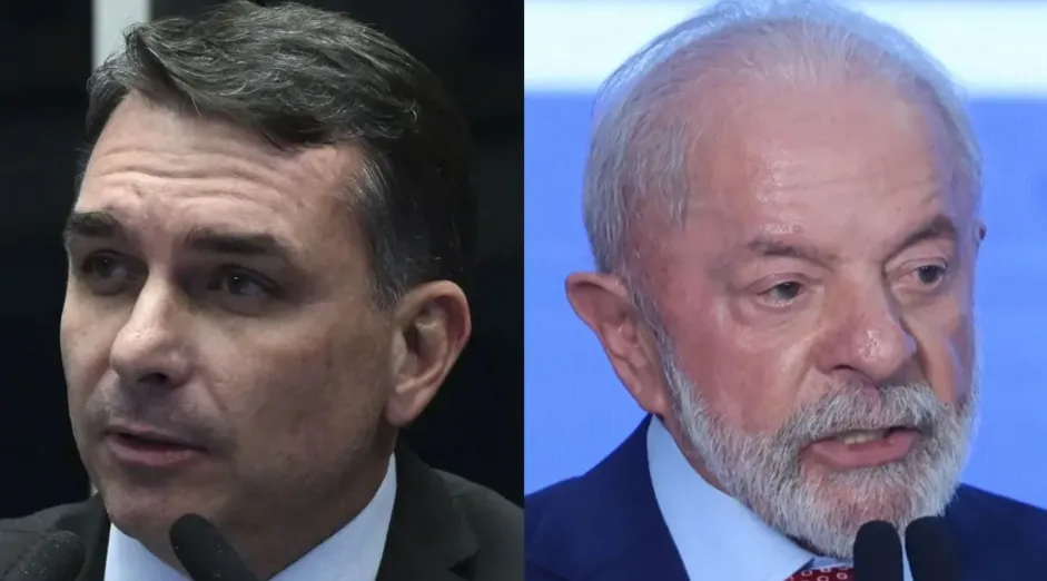 Futura aponta empate técnico entre Flávio e Lula no 1º turno