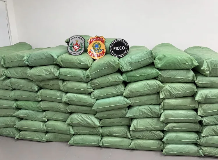 FICCO Mossoró ajuda a tirar 520 kg de maconha de circulação na Paraíba