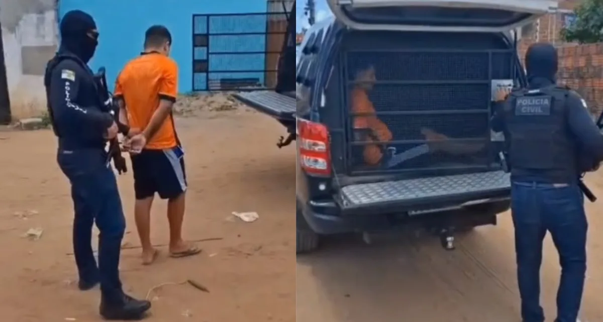 Viatura da Polícia Civil em operação em bairro de Natal