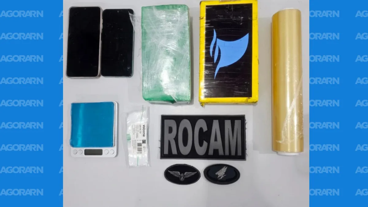 PM encontra cocaína em barbearia e detém dois homens em Parnamirim