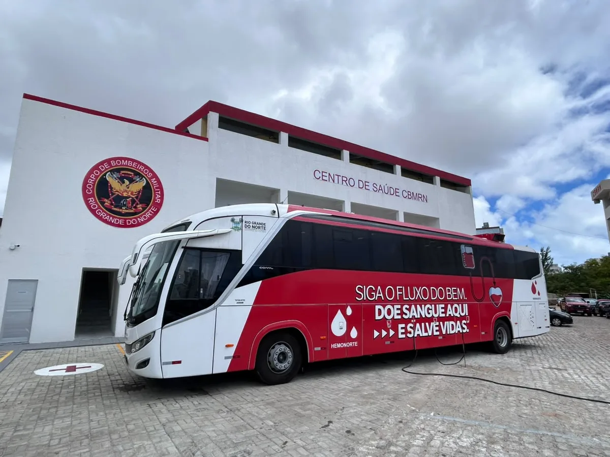 Bombeiros e Hemonorte abrem doação de sangue em Natal nesta quarta-feira